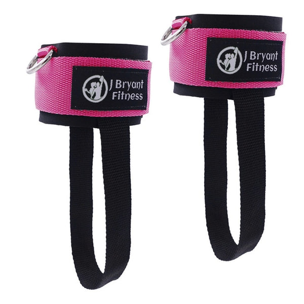 Fitness Padded Ankle Straps D-ring Achilles