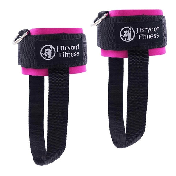 Fitness Padded Ankle Straps D-ring Achilles