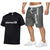 Sports suit men's 2020 summer new two