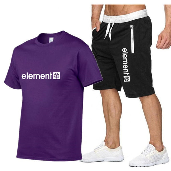 Sports suit men's 2020 summer new two