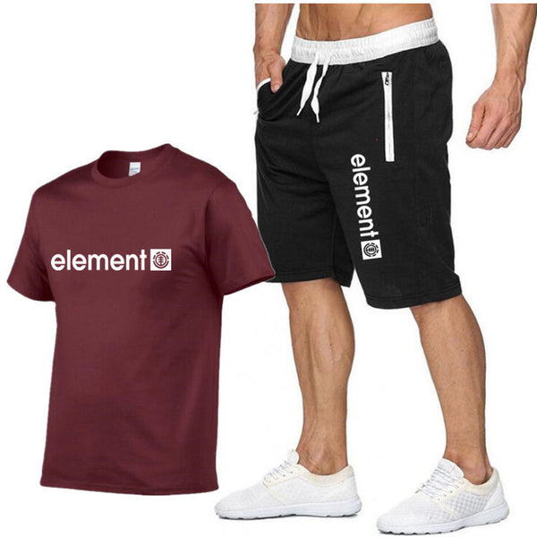 Sports suit men's 2020 summer new two