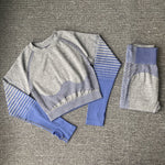 Women Yoga Set Running Seamless