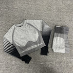 Women Yoga Set Running Seamless