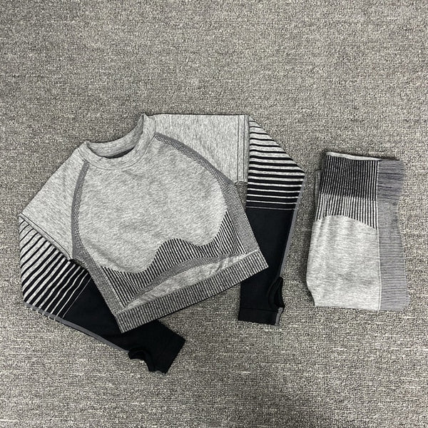 Women Yoga Set Running Seamless