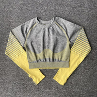 Women Yoga Set Running Seamless