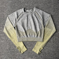 Women Yoga Set Running Seamless