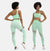 Hollow Out Mesh Patchwork spor seti
