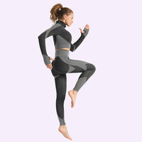 Women Yoga Sets Seamless Leggings Sports