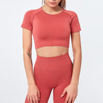 Women Yoga Top Short