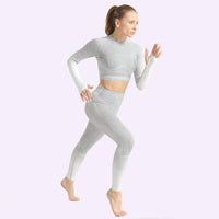 Long Sleeve Sportwear Suits for Fitness
