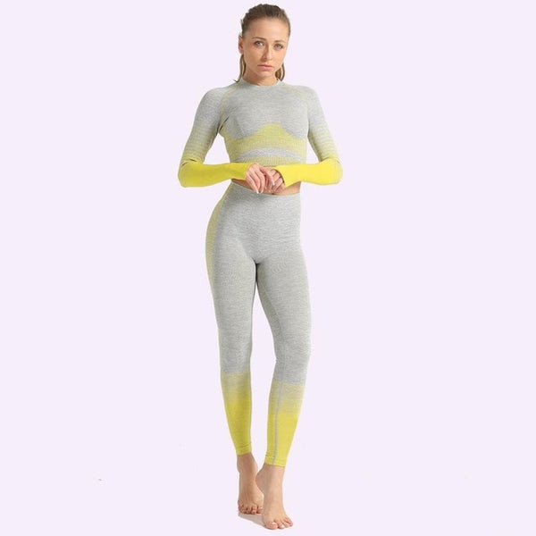 Long Sleeve Sportwear Suits for Fitness