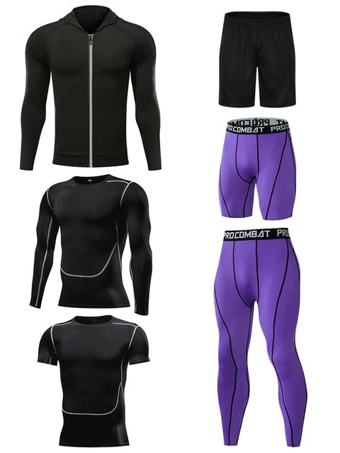 Men's Compression GYM Tights Sports