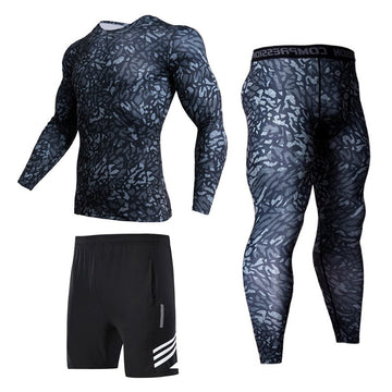 Compression sport suits fast drying