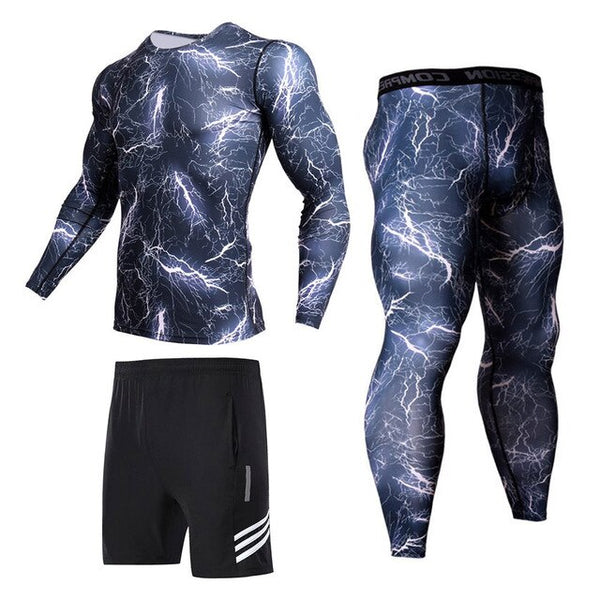 Compression sport suits fast drying