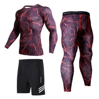 Compression sport suits fast drying