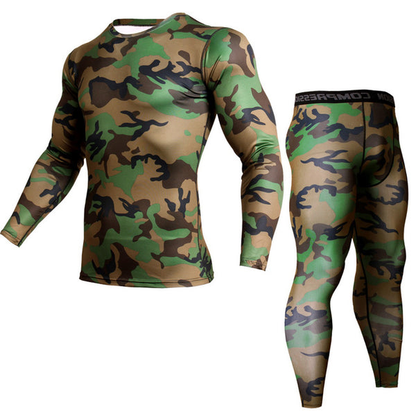 Compression sport suits fast drying
