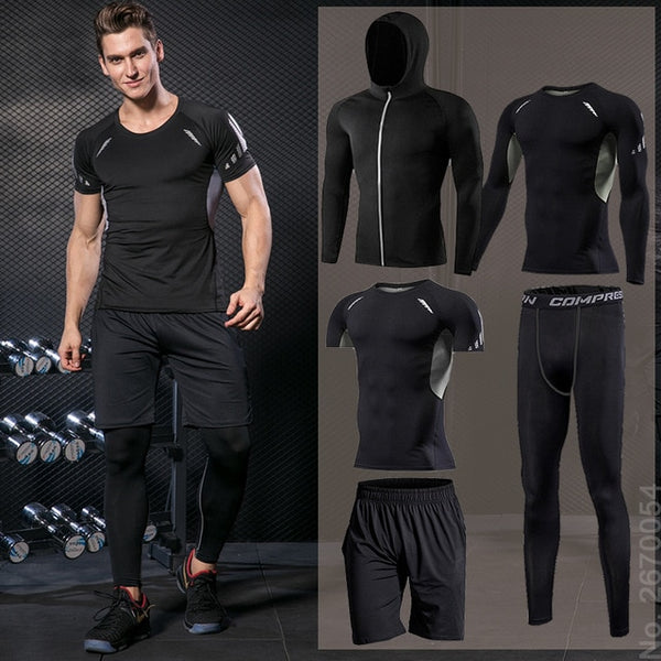 Men's running sets Gym