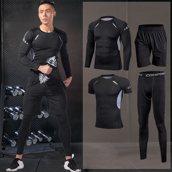 Men's running sets Gym