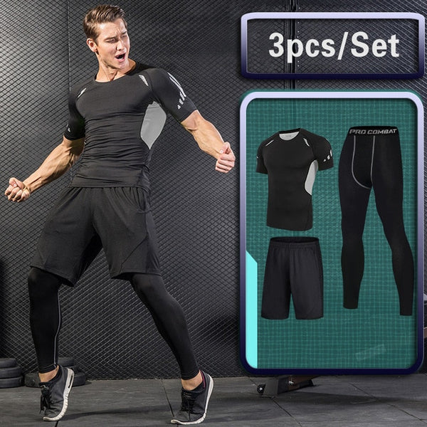Men's running sets Gym