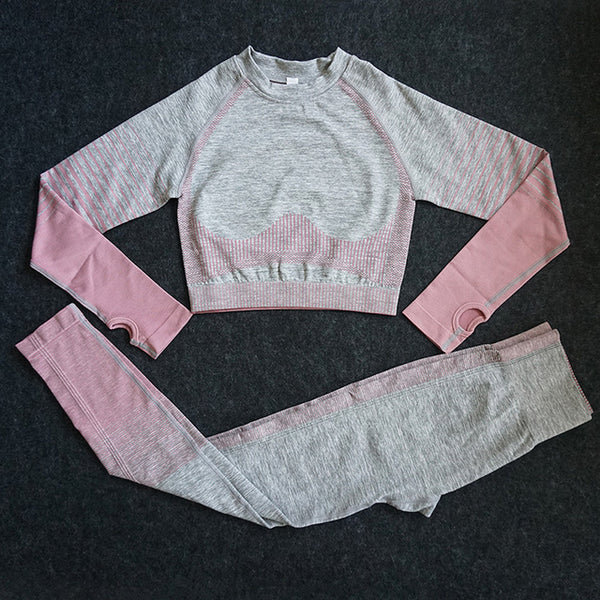 Seamless Women Yoga Set Long