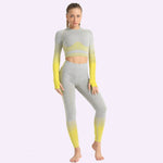 Seamless Women Yoga Set Long