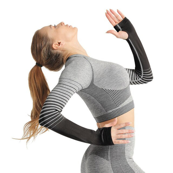 Seamless Women Yoga Set Long
