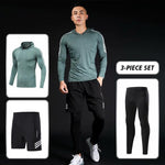 Compression sport suits fast drying