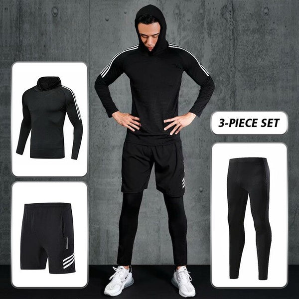 Compression sport suits fast drying
