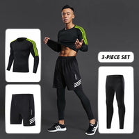Compression sport suits fast drying