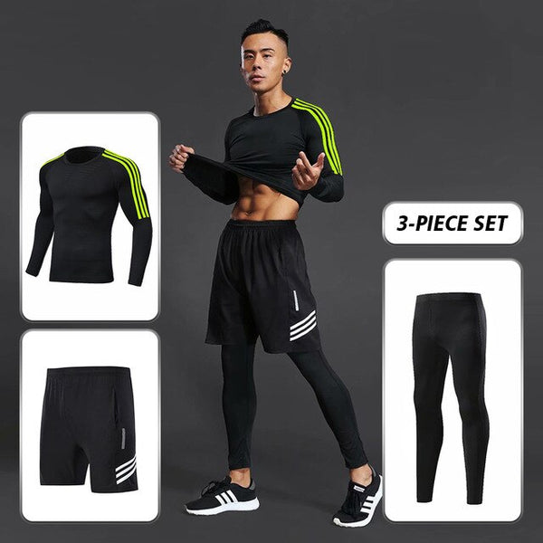 Compression sport suits fast drying