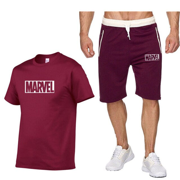 Fashion Brand Tracksuit Male MARVEL