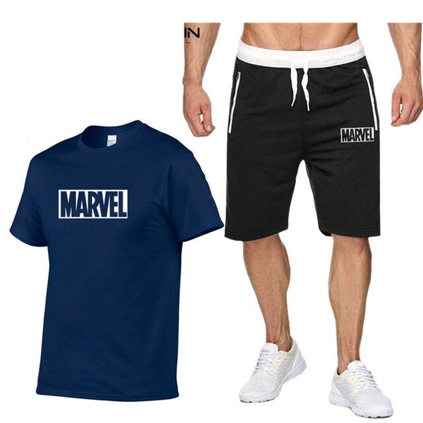 Fashion Brand Tracksuit Male MARVEL