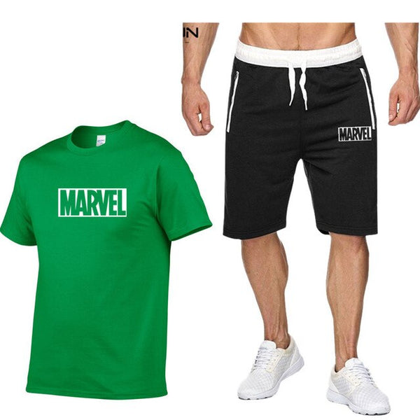 Fashion Brand Tracksuit Male MARVEL