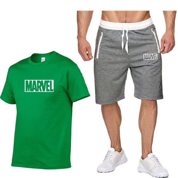 Fashion Brand Tracksuit Male MARVEL