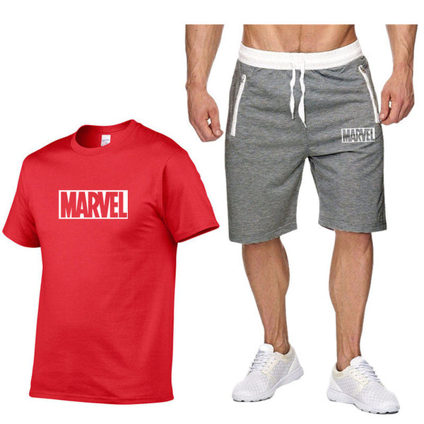 Fashion Brand Tracksuit Male MARVEL